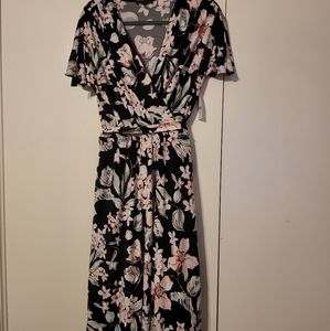 Lane Bryant, NWT, size 10/12 floral dress